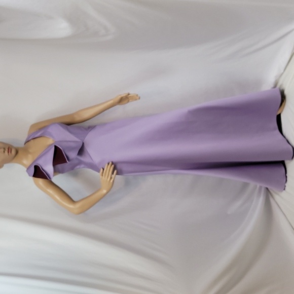 𝅺JS Collection Ruffle Violet Gown - Picture 10 of 17